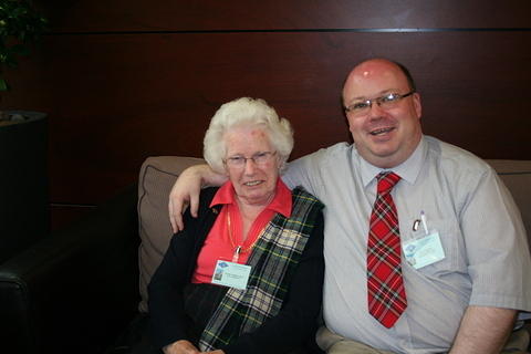 Elise Lornie and Sean Groat
