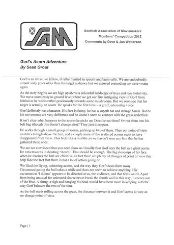 Crit - Gorf - SAM 2012 - Dave and Jean Watterson 1