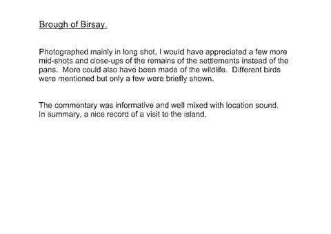 Crit - Brough of Birsay - SAM 5 Min 2010