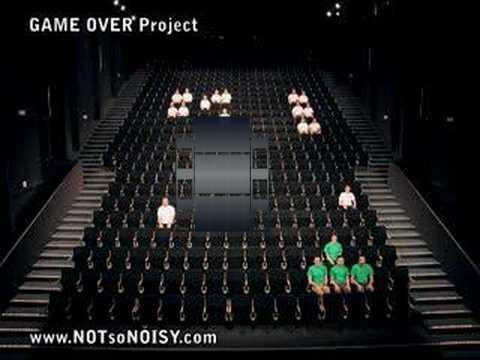 The Original Human SPACE INVADERS Performance