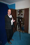 Jim Closs on camera (looking kinda surprised!)