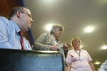 Sean Groat, Pauline Johnston and Shirley Brown