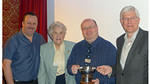 Presenting the trophy