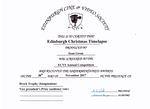 ECVS Certificate