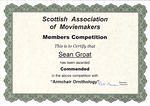 Award - SAM Members Competition - Commended