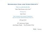 Award - Alan Harper Trophy and 50th Anniversary Trophy and Vice-President's Prize