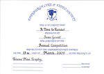 Award - Elena Mae trophy