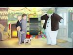 Barbour Christmas Ad 2017 - The Snowman and The Snowdog